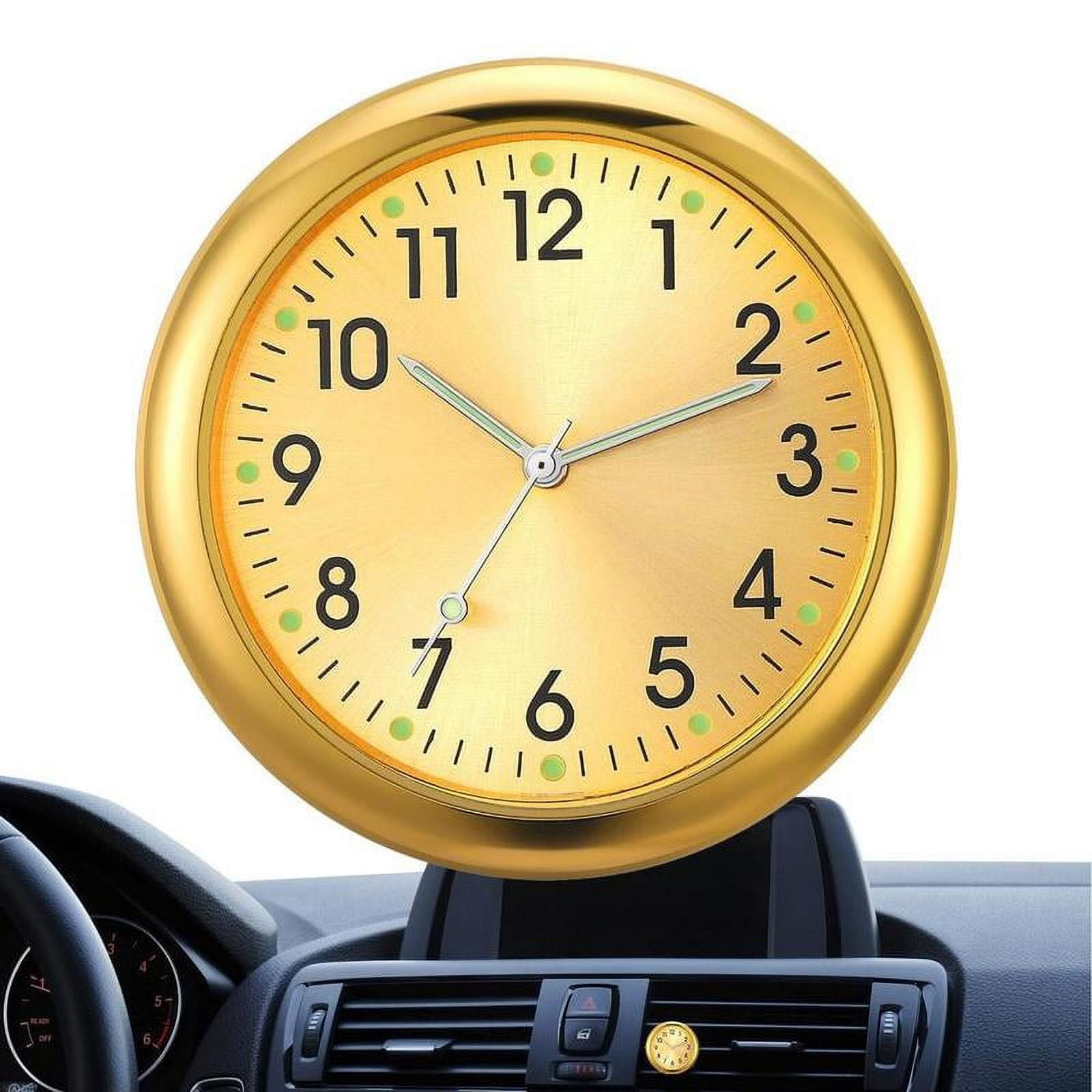 GoldCar Clocks For Dash Analog Car Clock Glowing Quartz Car Dashboard