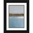 thumbnail image 1 of Gold, Caroline 11x14 Black Ornate Wood Framed with Double Matting Museum Art Print Titled - Lulworth Cove I, 1 of 4