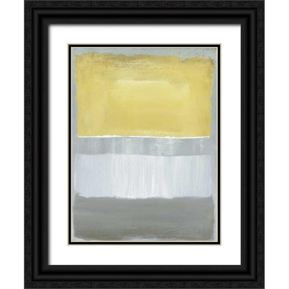 Gold, Caroline 19x24 Black Ornate Wood Framed with Double Matting Museum Art Print Titled - Half Light I
