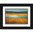 thumbnail image 1 of Gold, Caroline 32x23 Black Ornate Wood Framed with Double Matting Museum Art Print Titled - Riverside, 1 of 4