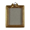 thumbnail image 1 of Elegant Gold Carved Photo Frame with Bow Wall Hanging And Tabletop Stand Home Office Wedding Decor Family Portrait Display Gift, A Picture Frame, 1 of 5