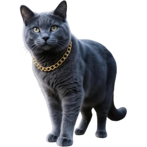 Gold Cat Chain Collar,Adjustable Cuban Link Necklace for Cats, Lightweight & Durable Metal Pet Jewelry, Stylish Decorative Accessory (Gold, S)
