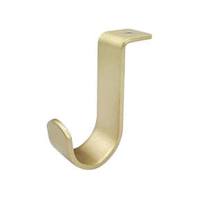 Gold Ceiling Mount Curtain Rod Bracket, Luxury Curtain Rod Holder Base