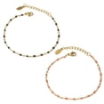 thumbnail image 1 of Gold Chain Bracelets Set for Women Real Gold Plated Dainty Thin Gold Chain Link Bracelet Stack Adjustable Gold Bracelets Jewelry for Women Trendy,Style 2，G37937, 1 of 5