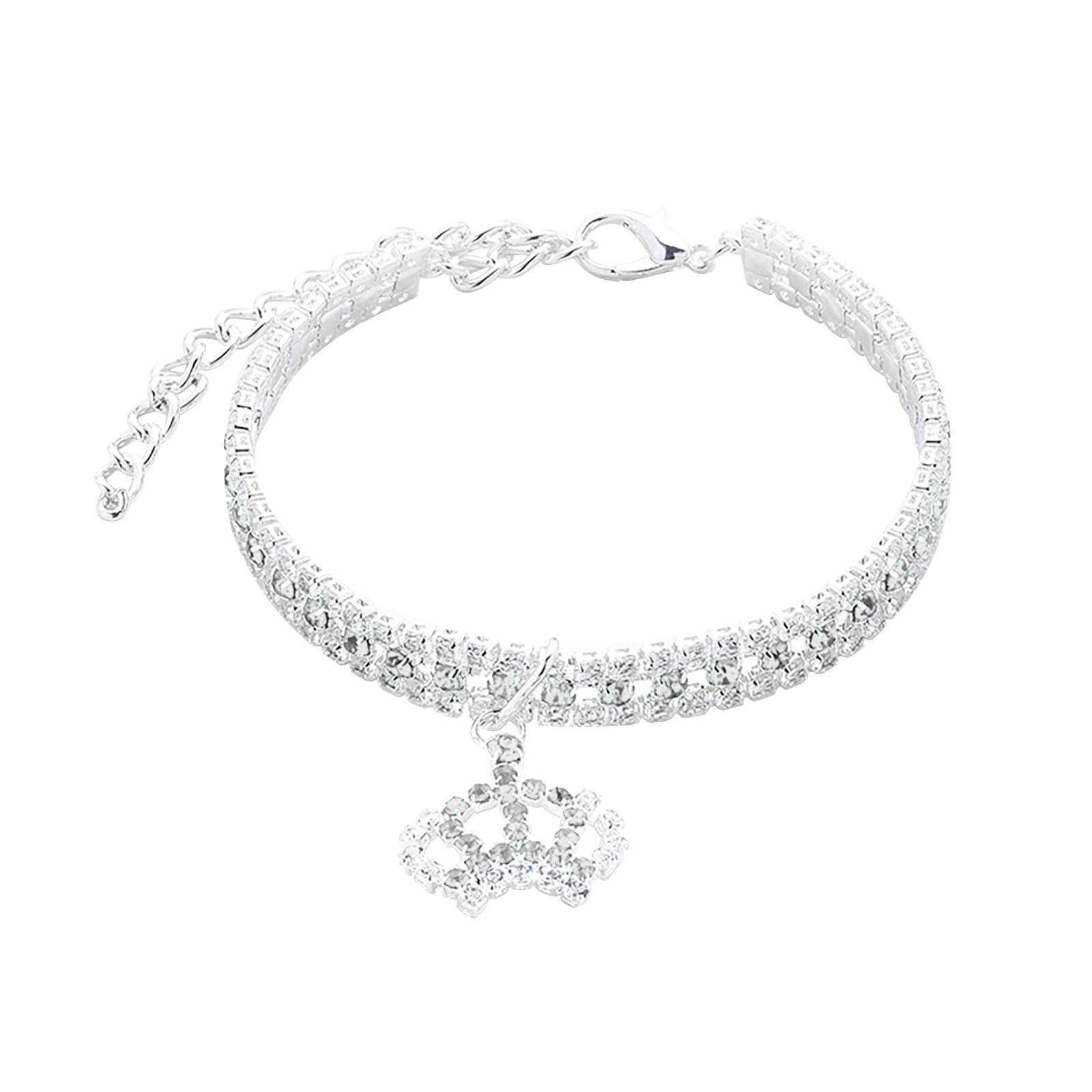 Gold Chain Dog Collar Dog Necklace Metal Cuban Link For Medium And