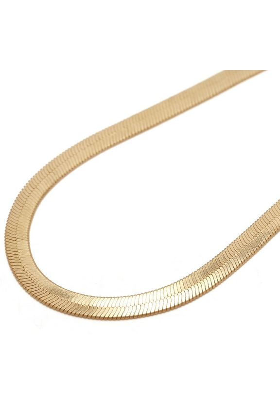 Gold Chain for Women Dainty Layered Stacked Necklace Snake Chain Necklace for Women Herringbone Jewelry Gifts Necklace Trendy Unisex Jewelry Gold Herringbone Necklace
