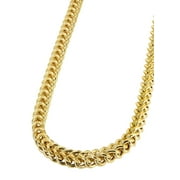 FROST NYC Gold Chain - Womens 10K/14K Yellow Semi Solid Franco Chain