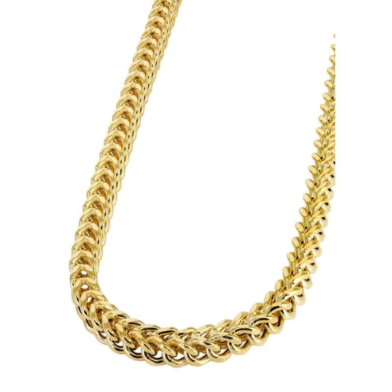 Gold Chain - Womens 10K/14K Yellow Semi Solid Franco Chain