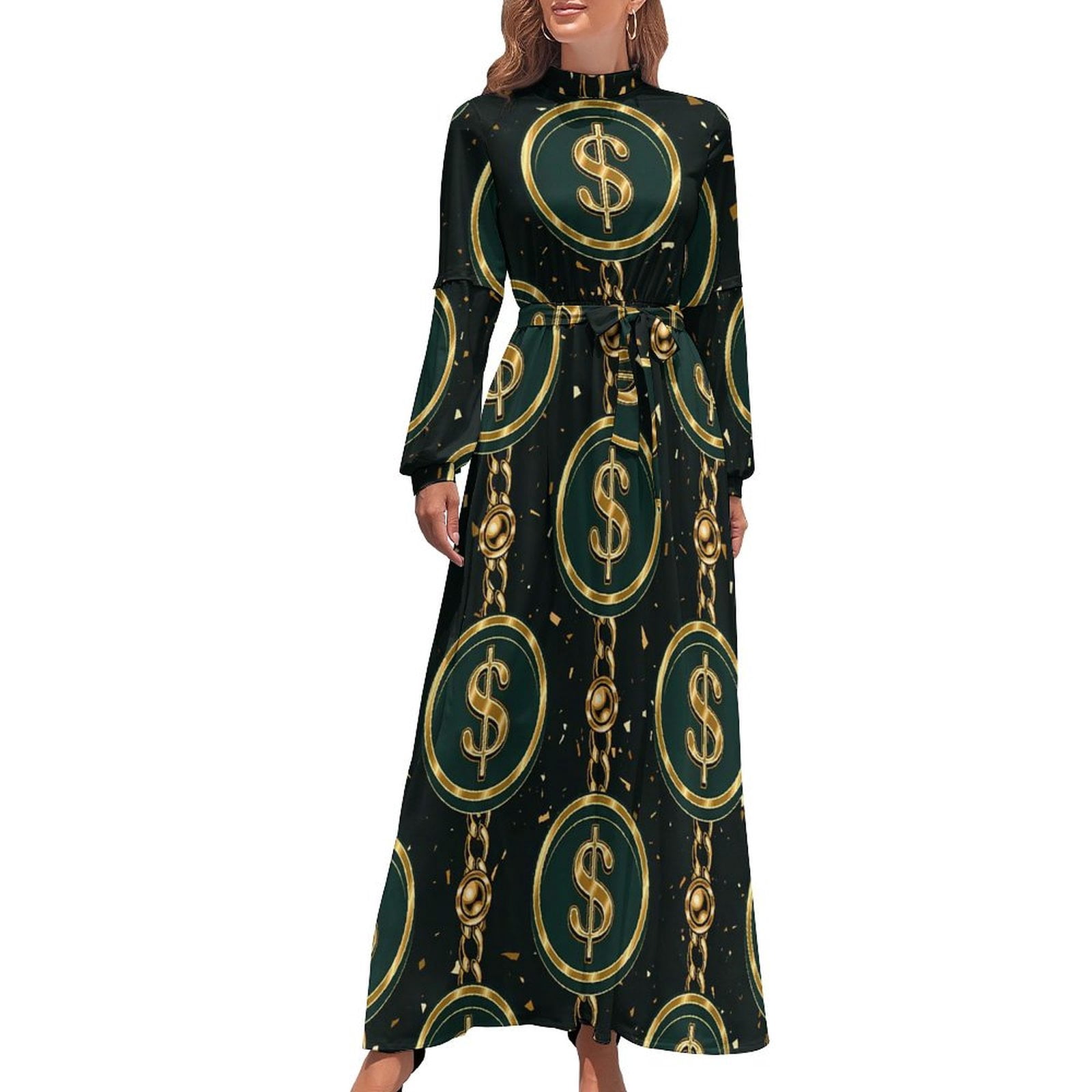 gold tiger dress Gold & Purple Tiger Dress