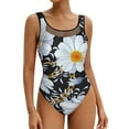 thumbnail image 1 of Gold Chains Swimsuit Zebra Striped Swimwear One Piece Surfing Graphic Swimsuits High Cut Monokini Female Push Up Sexy Beach Wear, 1 of 7