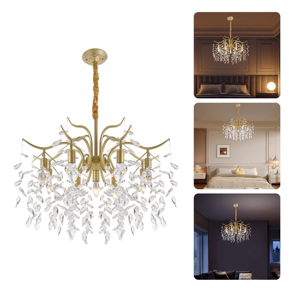 Gold Chandelier Lighting Fixtures Living Room Ceiling Light Fixture Pendant Lighting Chandelier for Home