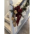 thumbnail image 1 of Gold Christmas Bells 4 Hanging Iron Bells Vintage Style Set of 4 Bell Tranquil Wind Chimes Handmade, 1 of 4