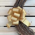 thumbnail image 1 of Gold Christmas Gift Pull Bows - 5" Wide, Set of 10, Anniversary, Wedding, Fall, Thanksgiving, Wreath, Gift Basket, Presents, Birthday, 1 of 4