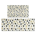 thumbnail image 1 of Gold Christmas Tree Pattern Kitchen Rugs Sets Of 2,Anti Fatigue Kitchen Mat Rugs Non Slip Washable,Decorative Kitchen Floor Mats for Kitchen,Sink,Laundry,17"x30"+17"x47", 1 of 7