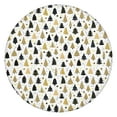 thumbnail image 1 of Gold Christmas Tree Pattern Round Fitted Tablecloth with Elastic Edge,Dining Table Cover Waterproof,Outdoor Round Tablecloth for Camping,Dining,Indoor and Outdoor, 1 of 7