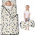 thumbnail image 1 of Gold Christmas Tree Pattern Toddler Nap Mats for Kids Preschool,50"x20" Sleeping Mat Bag or Kids,Toddler Sleeping Bag,Toddler Nap Mat or Daycare, 1 of 6