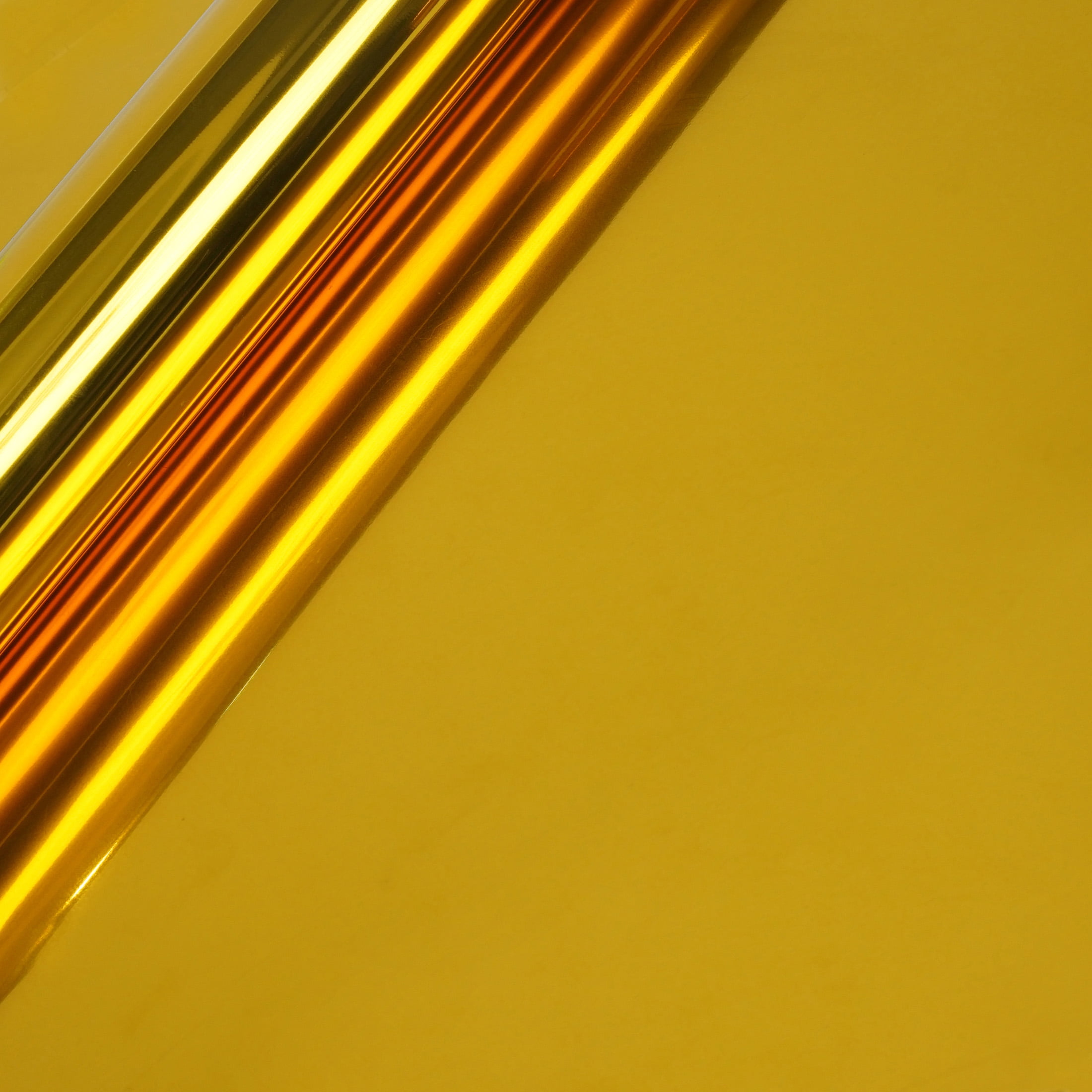 Gold Chrome Foil Permanent Vinyl by Make Market - 12" x 48" Rolls in Metallic Colors for Indoor & Outdoor Use - Water Resistant & Compatible with Most Cutting Machines - 12 Pack