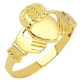thumbnail image 1 of Gold Claddagh Ring Mens-10.75/10K, 1 of 2