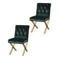 thumbnail image 1 of Gold Claire Dining Chair  (Set of 2), 1 of 9