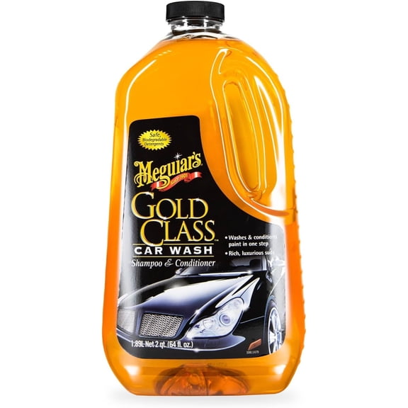 Gold Class Car ash Premium Foaming Auto ash Soap, High Gloss Finish, Safe for Clear Coats, Deep Cleans ithout Removing axes, Car Detailing Supplies for Cars, Trucks & SUVs 64 Oz