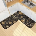 thumbnail image 1 of Gold Clocks Machines Kitchen Mats Non Slip Standing Desk Mat Runner Rug Washable Kitchen Rugs for Floor 2PCS, 1 of 7