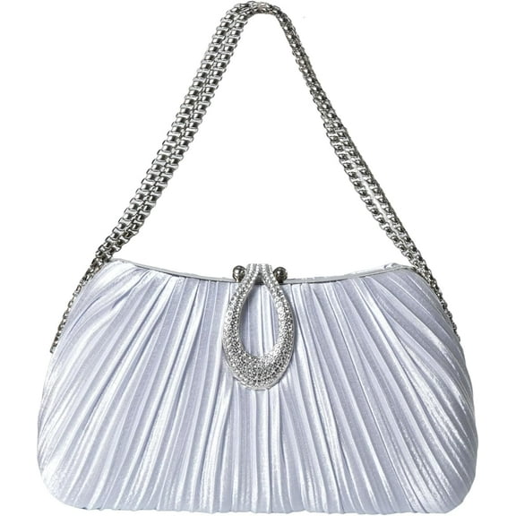 Gold Clutch Purses for Women - Elegant Sparkling evening bags for Wedding Galas, Prom Nights, Cocktail Parties& Formal Events