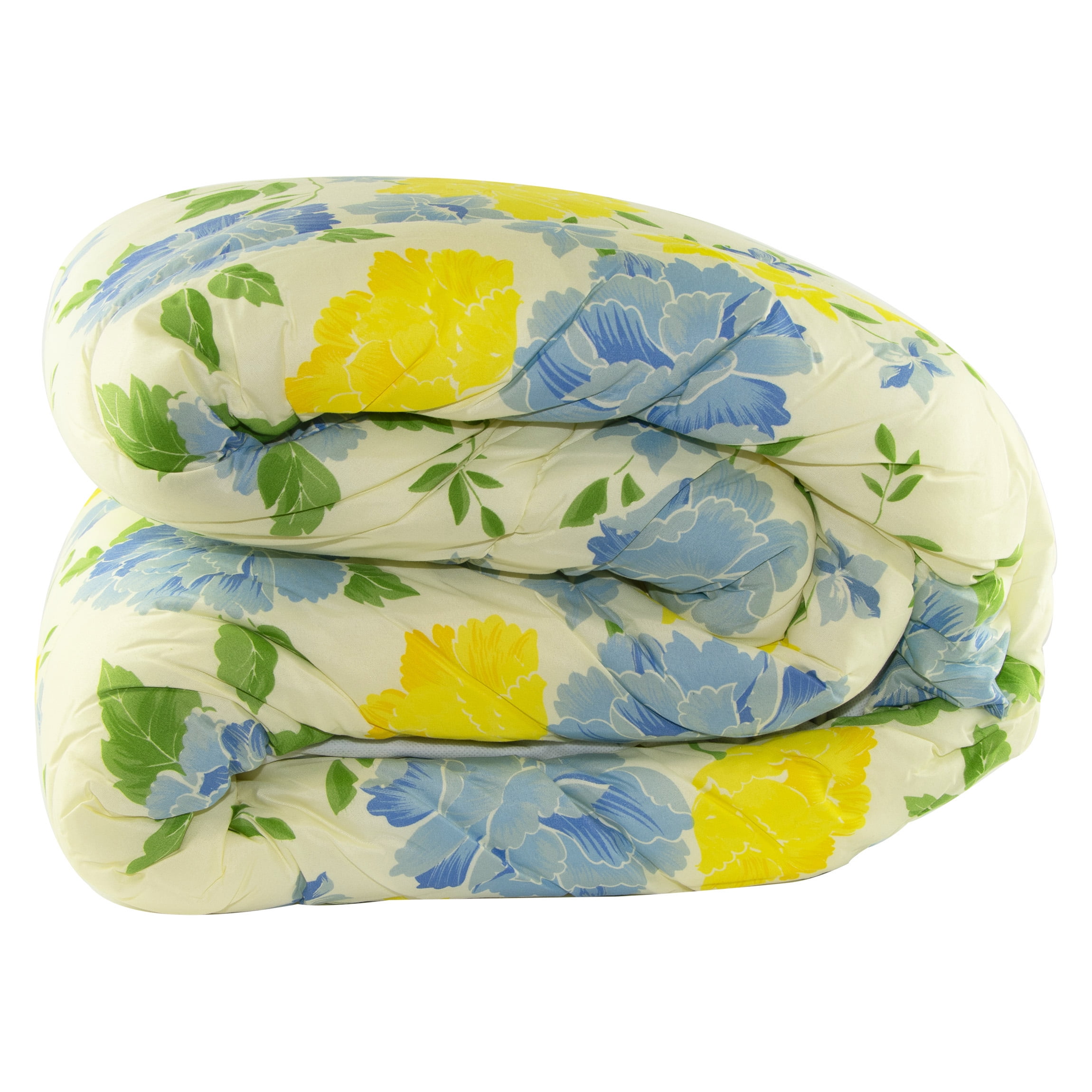 Gold Coast 8 pc Bed in a Bag Farmhouse Floral Comforter Set, Queen