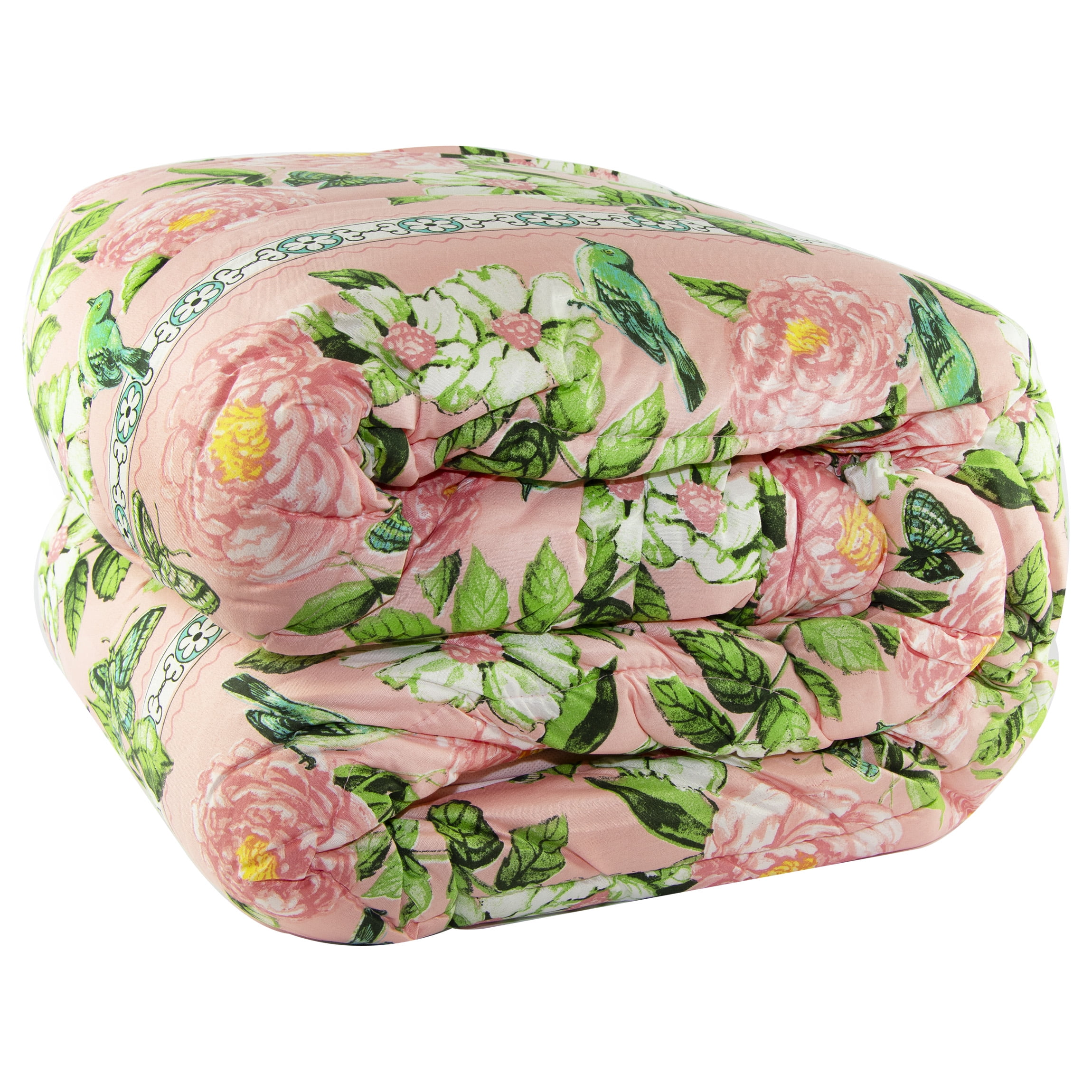 Gold Coast Pretty 8pc Queen Bed in a Bag, Valentina Blush Floral