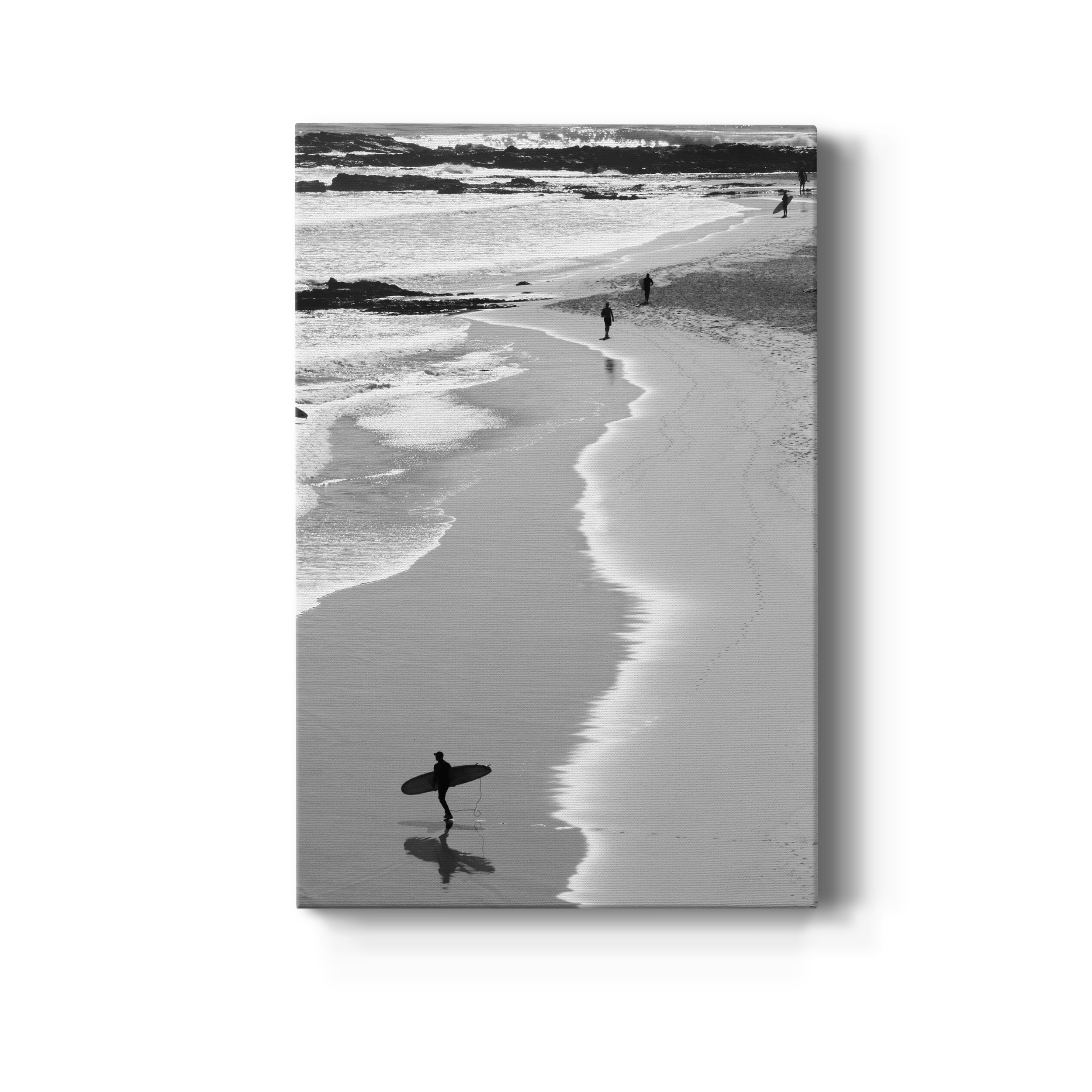 Gold Coast Beach – Coastal Premium Gallery Wrapped Canvas Wall Art, Ready to Hang, 32 x 48