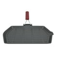 thumbnail image 1 of Gold Coast Cast Iron 13" x 7" Rectangular Black Grill Pan, 1 of 4
