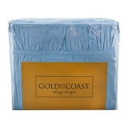 Gold Coast Cornflower Blue Ruffled Full Size Sheet Set