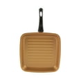 thumbnail image 1 of Gold Coast Deep Square Non-stick 11-1/2 inch Aluminum Grill Pan in Copper, 1 of 6