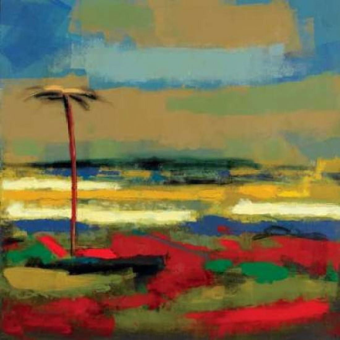 Gold Coast I Canvas Art - Elya DeChino (24 x 24)