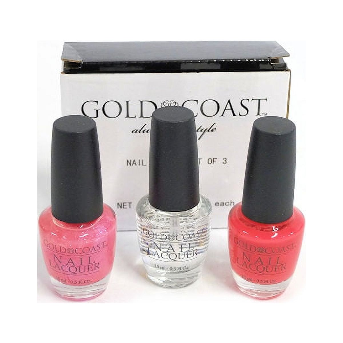 Gold Coast Nail Polish, Set of 3