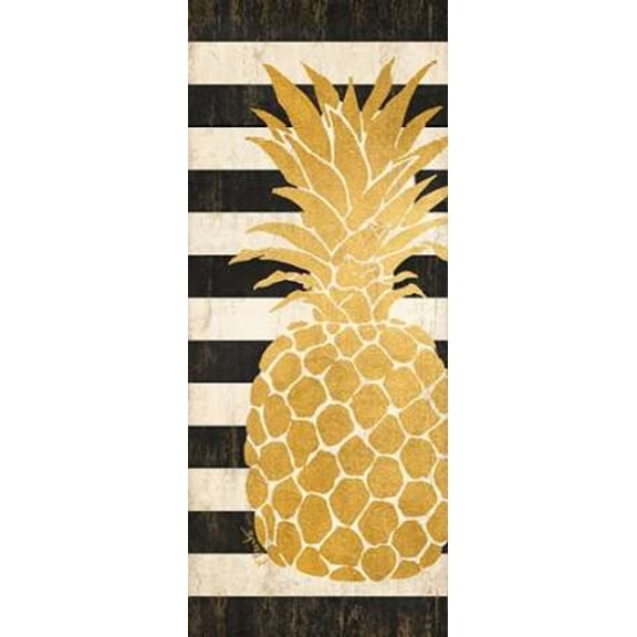 Gold Coast Pineapple Poster Print by Paul Brent (10 x 20)