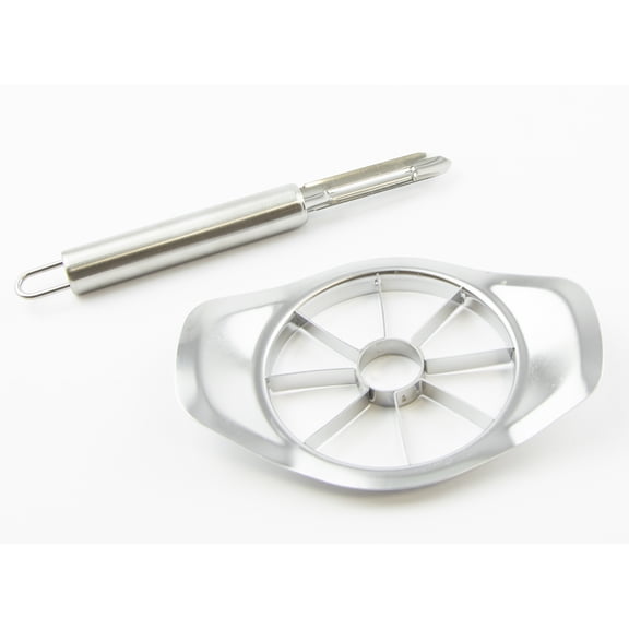 Gold Coast Stainless Steel Fruit and Vegetable Peeler & Apple Cutter Set