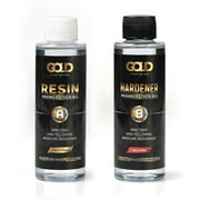 Gold Coast Supply 8 oz | Epoxy Resin Crystal Clear for Art Making | Non-Toxic UV Resistant