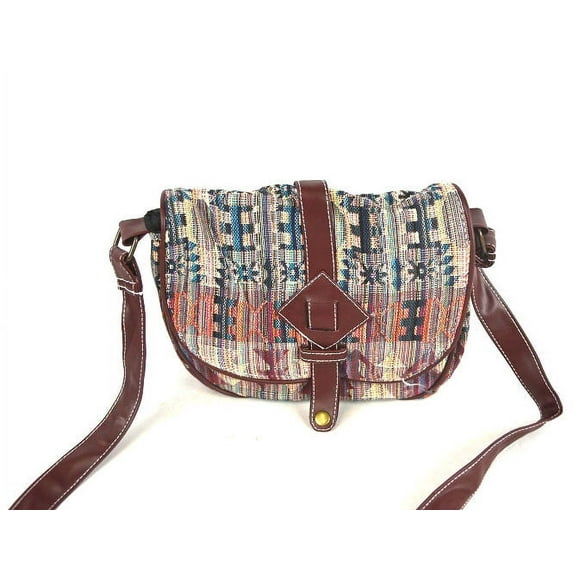 Gold Coast Women's Jacquard Crossbody Bag in Multi-Color