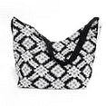 thumbnail image 1 of Gold Coast Women's Jacquard Hobo Bag - Black/White, 1 of 3