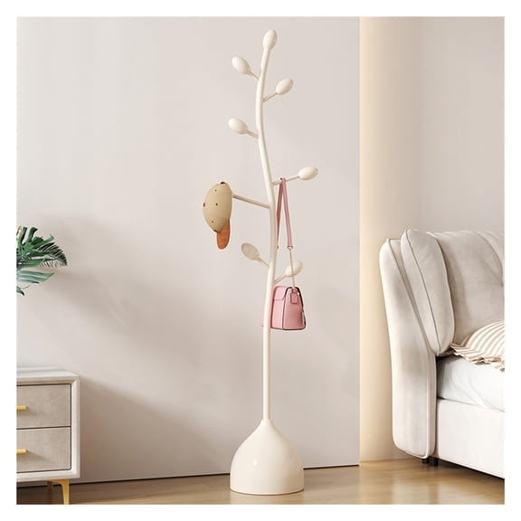 Gold Coat Racks Metal Coat Rack Stand Freestanding with Hooks,Entryway Coat Rack Stand Hats Hanger with Base,Coat Tree for Hanging Clothes