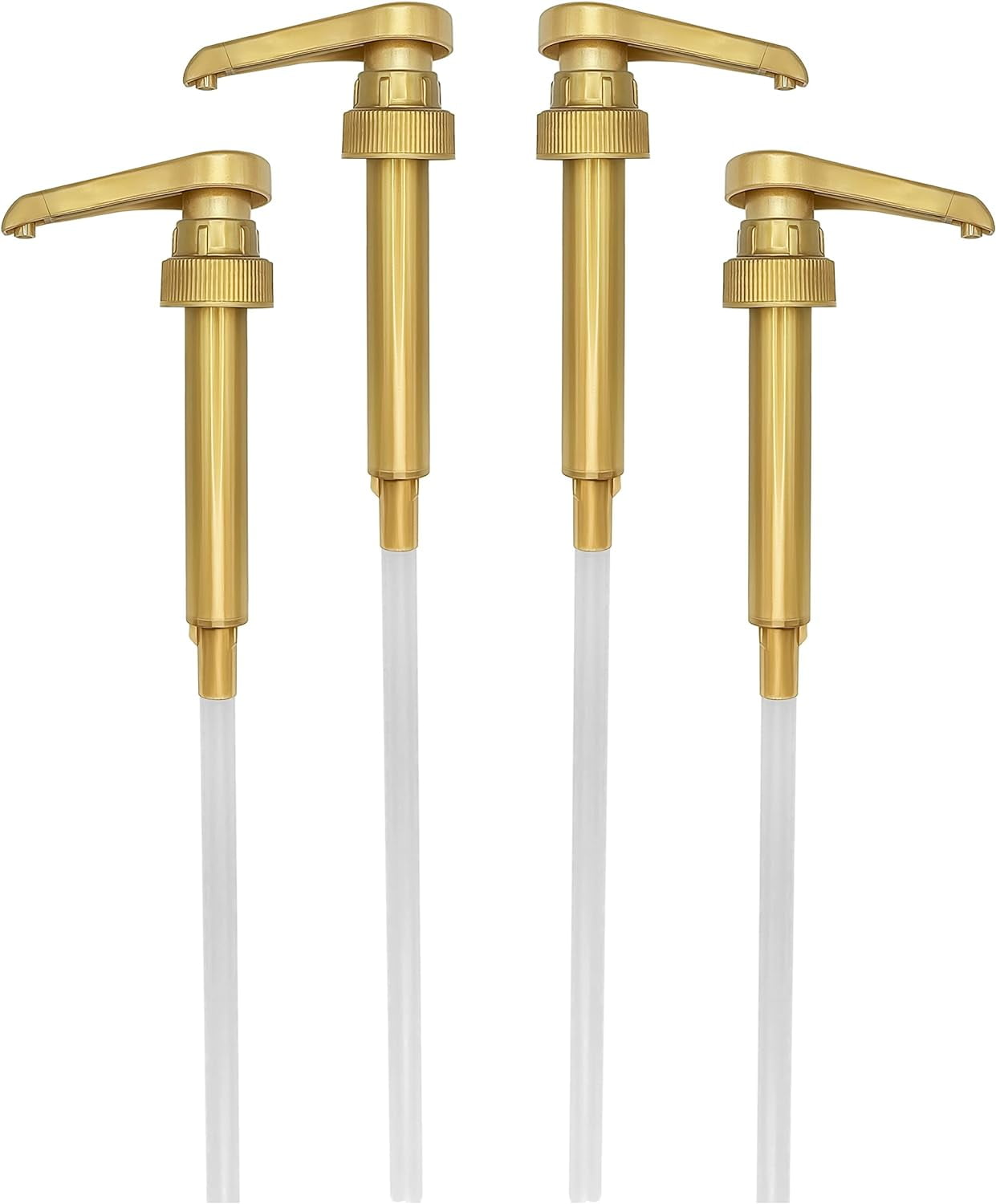 Gold Coffee Syrup Pumps Fits Liter 750ml / 254oz Syrups Torani