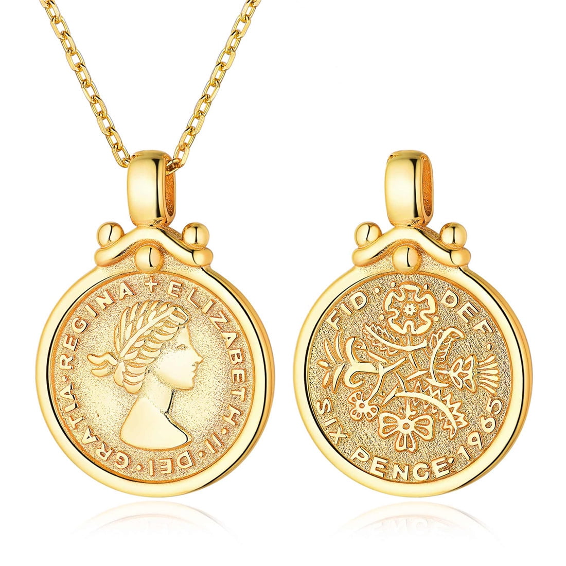 The best gold coin necklaces to shop now