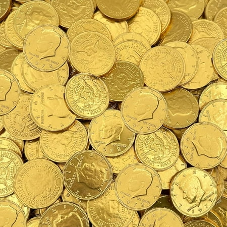 Gold Coins Milk Chocolate Candy | 1.5-Pound Bag, 130 Count | St. Patrick's Day Candy