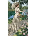 thumbnail image 1 of Dimensions Gold Collection "A Summer Stroll" Counted Cross Stitch Kit, 10" x 18", 1 of 3