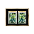 thumbnail image 1 of Gold Comic Book Frame with Black Mat - 2 Openings to Display 2 CGC, CBCS or PGX Graded Comic Books, 1 of 7