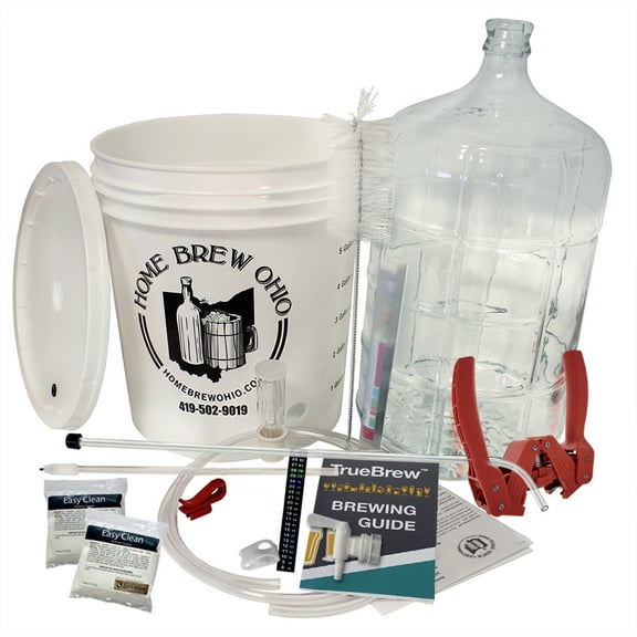 Gold Complete Beer Equipment Kit (K6) with 6 Gallon Glass Carboy