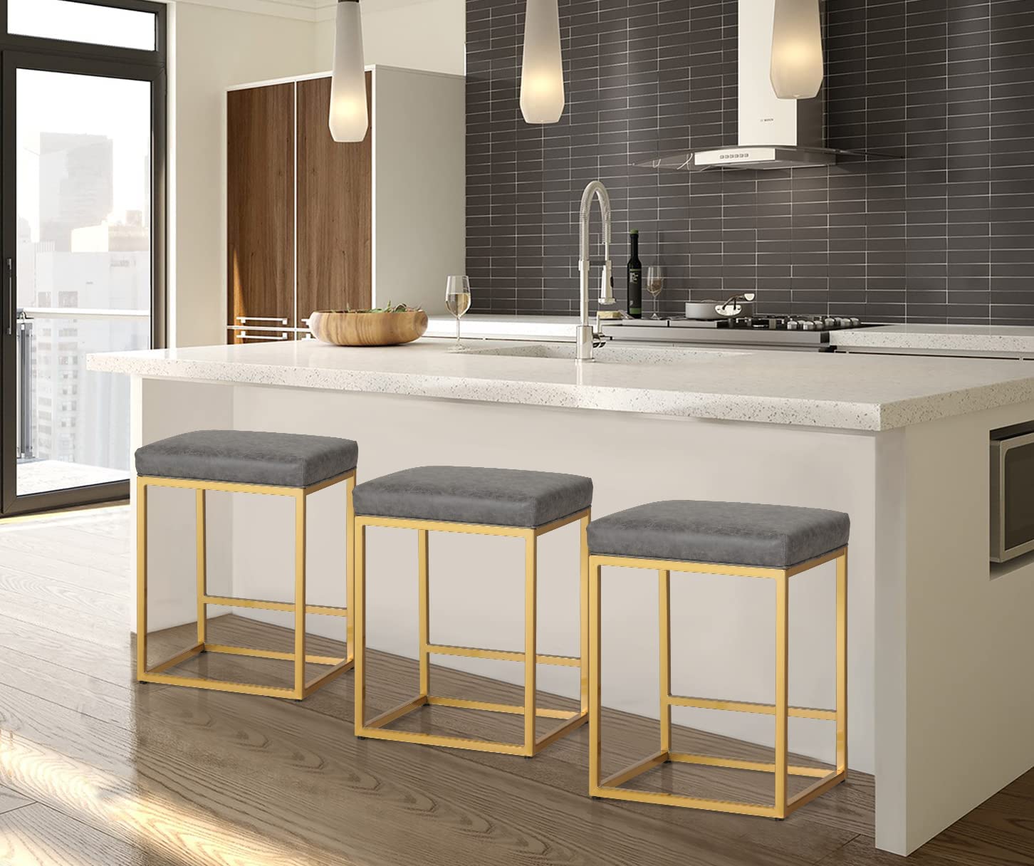 Backless Modern Counter Stools