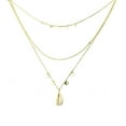thumbnail image 1 of Gold Cowrie Shell Layer Necklace, 1 of 1