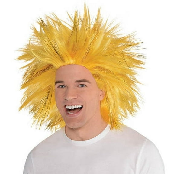 Gold Crazy Wig (1ct)