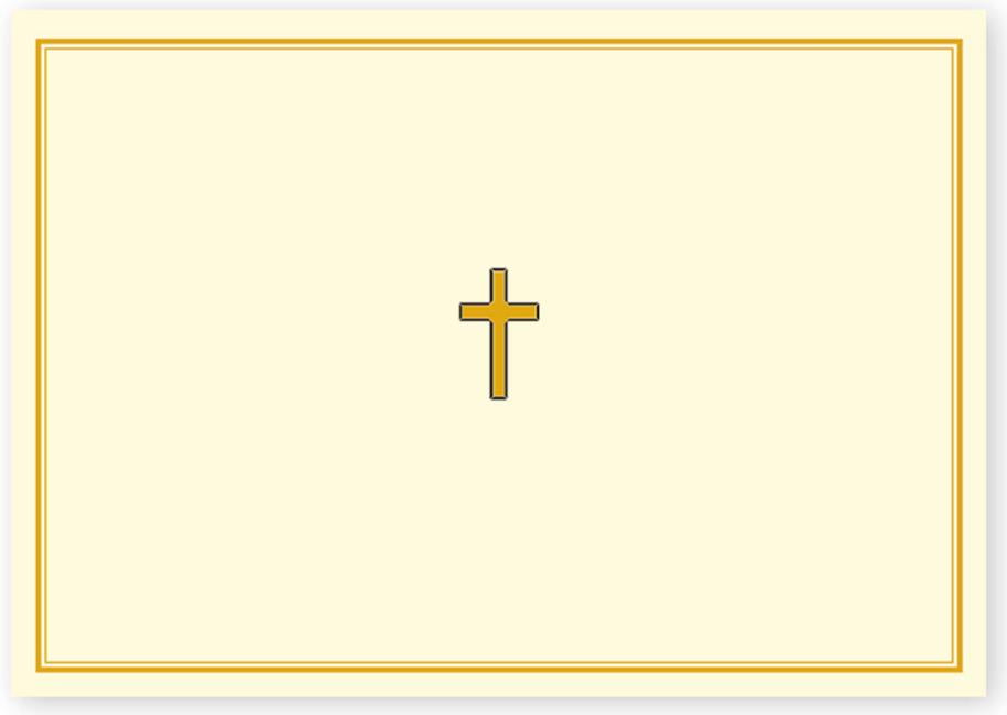 Table Note Cross Gold Cross Note Cards - Walmart.com